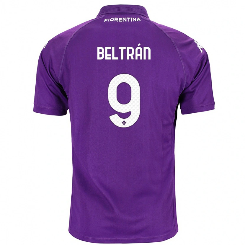 Danxen Men Lucas Beltrán #9 Purple Home Jersey 2024/25 T-Shirt