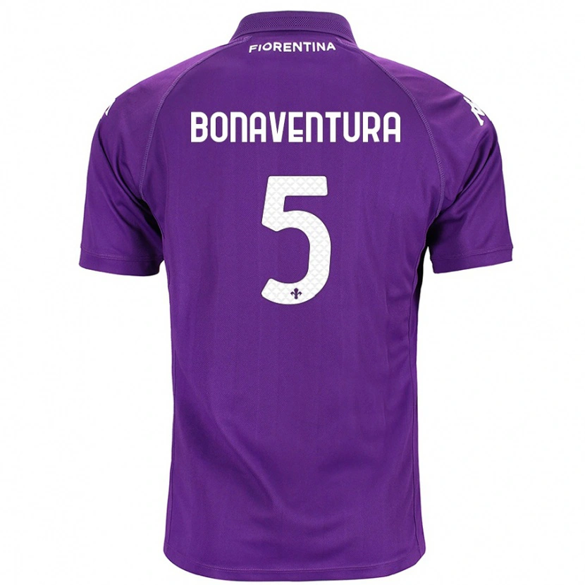 Danxen Men Giacomo Bonaventura #5 Purple Home Jersey 2024/25 T-Shirt