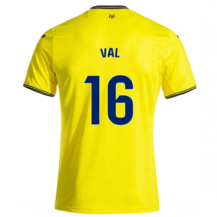 Danxen Men Brais Val #16 Yellow Black Home Jersey 2024/25 T-Shirt