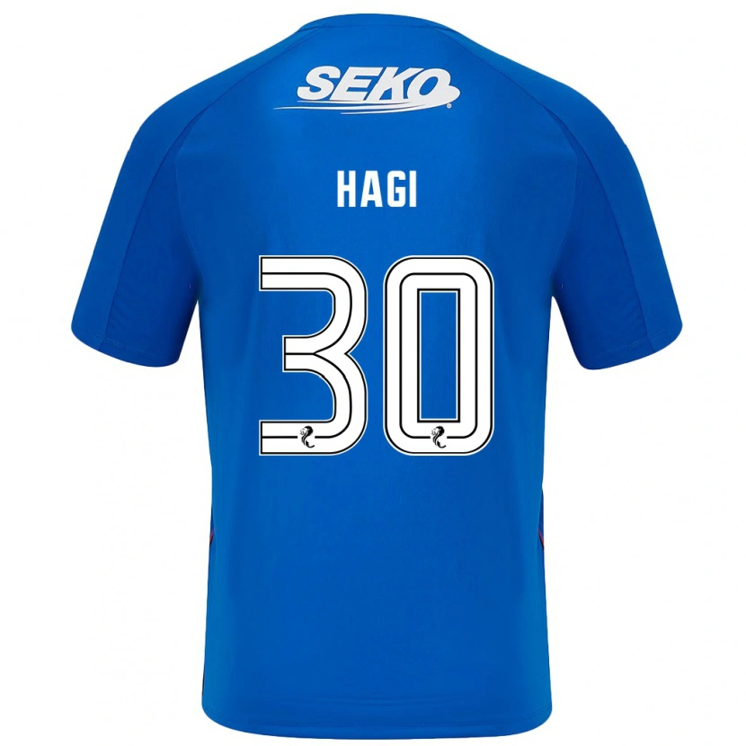 Danxen Men Ianis Hagi #30 Dark Blue Home Jersey 2024/25 T-Shirt