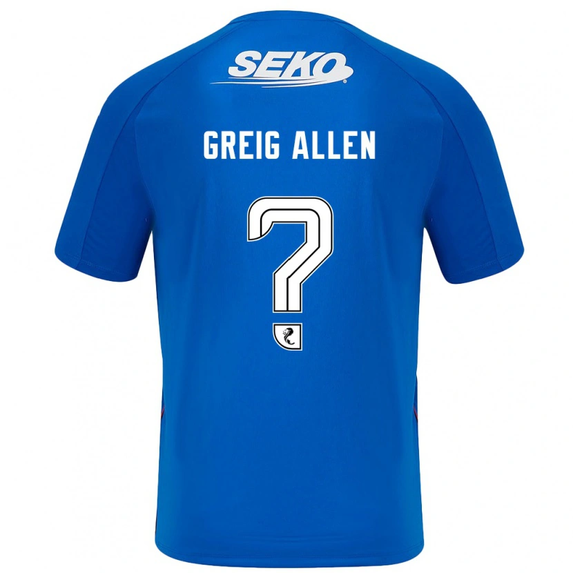 Danxen Men Greig Allen #0 Dark Blue Home Jersey 2024/25 T-Shirt