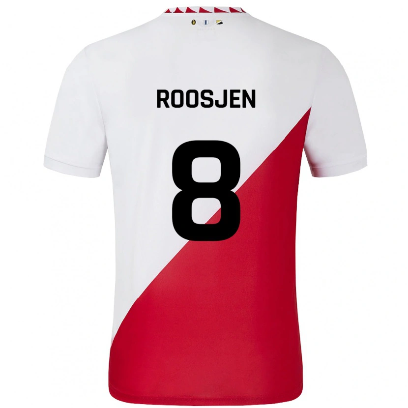 Danxen Men Judith Roosjen #8 White Red Home Jersey 2024/25 T-Shirt