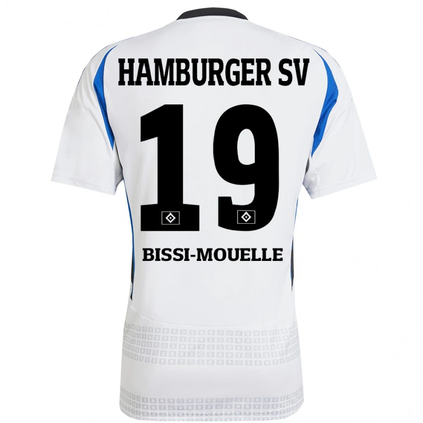 Danxen Men Jason Bissi-Mouelle #19 White Blue Home Jersey 2024/25 T-Shirt