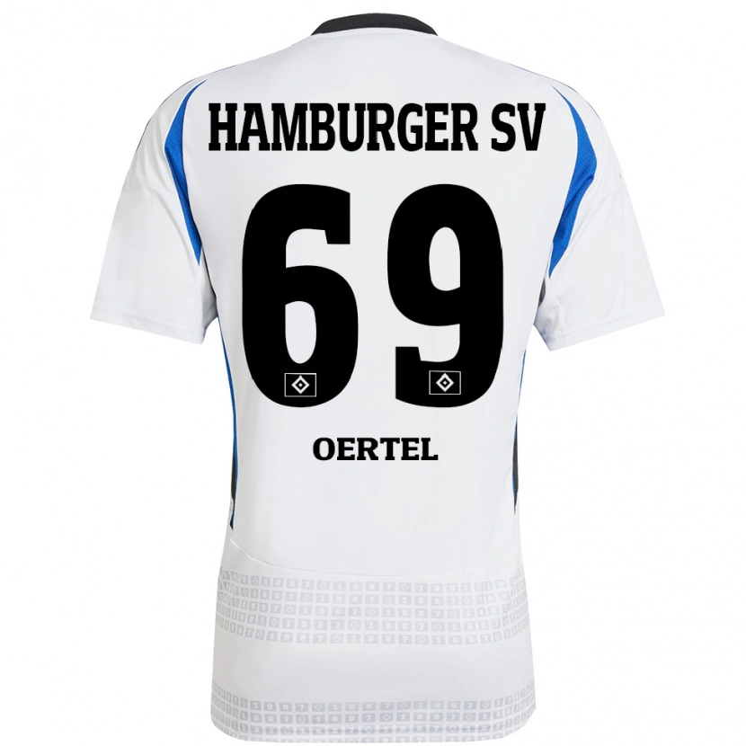 Danxen Men Jan Oertel #69 White Blue Home Jersey 2024/25 T-Shirt