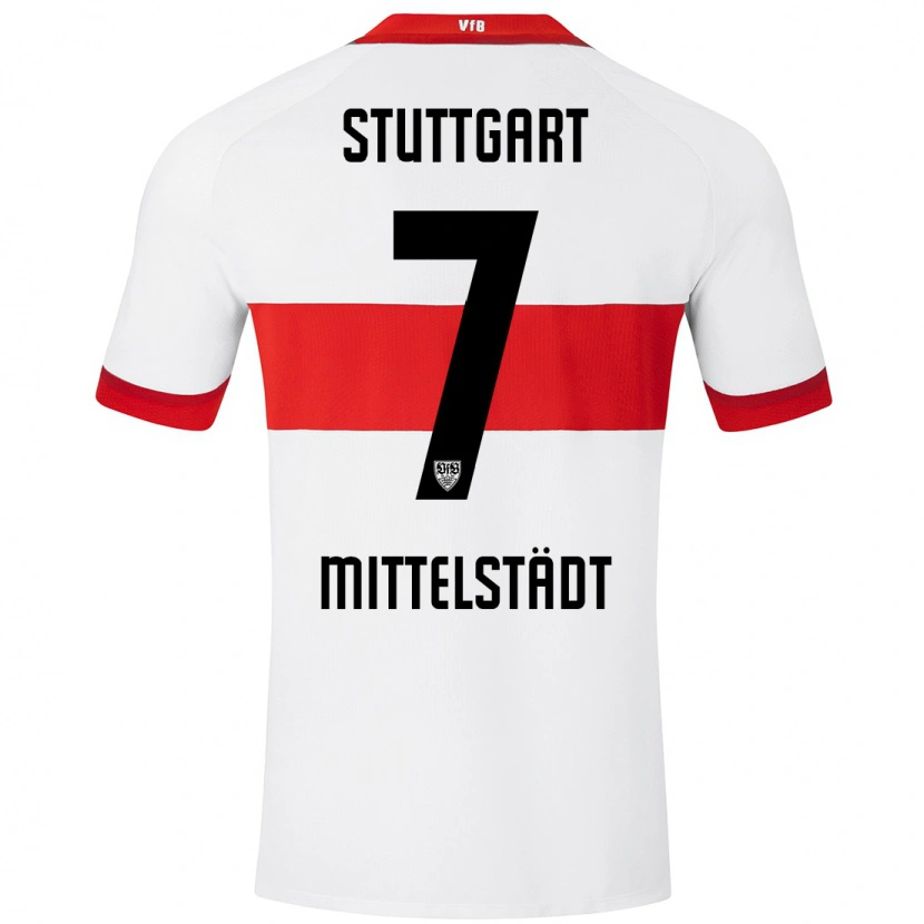 Danxen Men Maximilian Mittelstädt #7 White Red Home Jersey 2024/25 T-Shirt