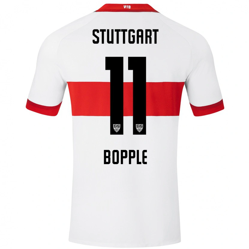 Danxen Men Teresa Böpple #11 White Red Home Jersey 2024/25 T-Shirt