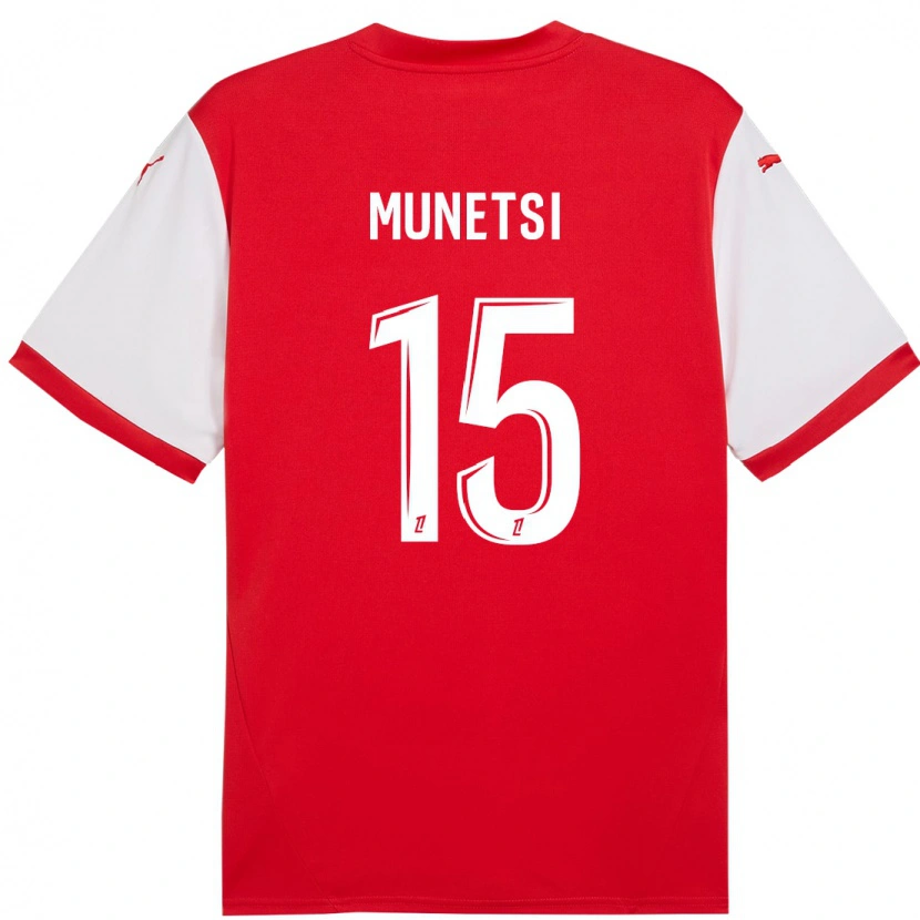 Danxen Men Marshall Munetsi #15 Red White Home Jersey 2024/25 T-Shirt