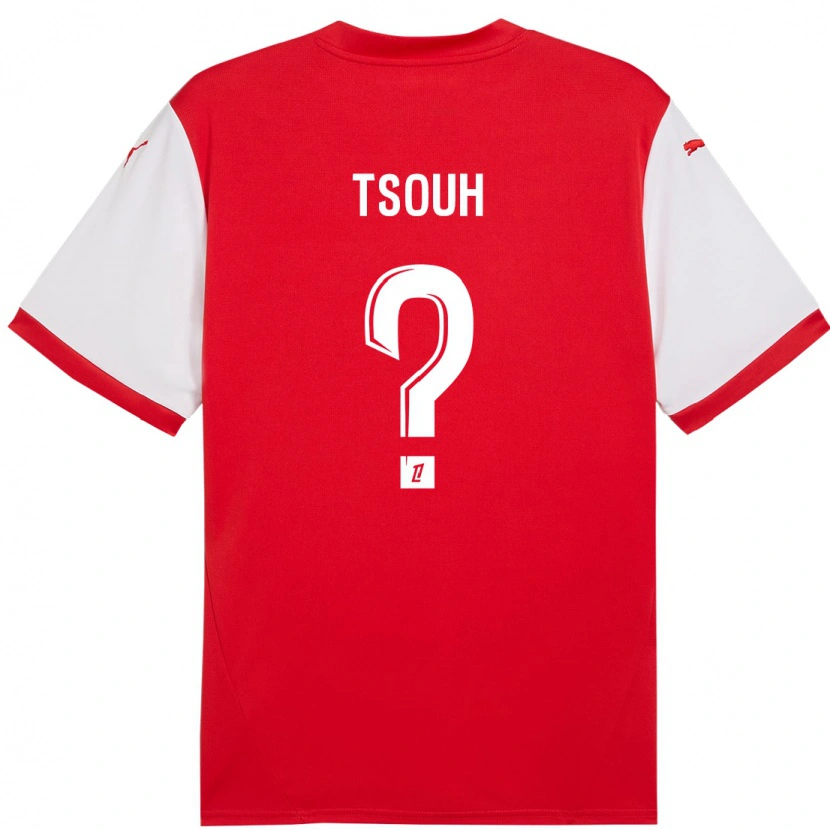 Danxen Men Justin Tsouh #0 Red White Home Jersey 2024/25 T-Shirt