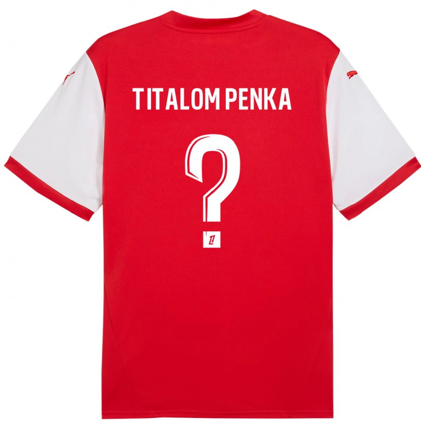 Danxen Men Mathéo Titalom Penka #0 Red White Home Jersey 2024/25 T-Shirt