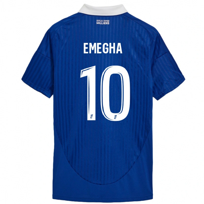 Danxen Men Emanuel Emegha #10 Blue White Home Jersey 2024/25 T-Shirt