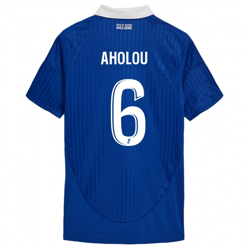 Danxen Men Jean-Eudes Aholou #6 Blue White Home Jersey 2024/25 T-Shirt