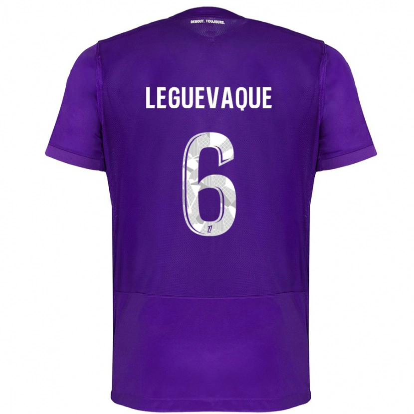 Danxen Men Laurie Leguevaque #6 Purple White Home Jersey 2024/25 T-Shirt