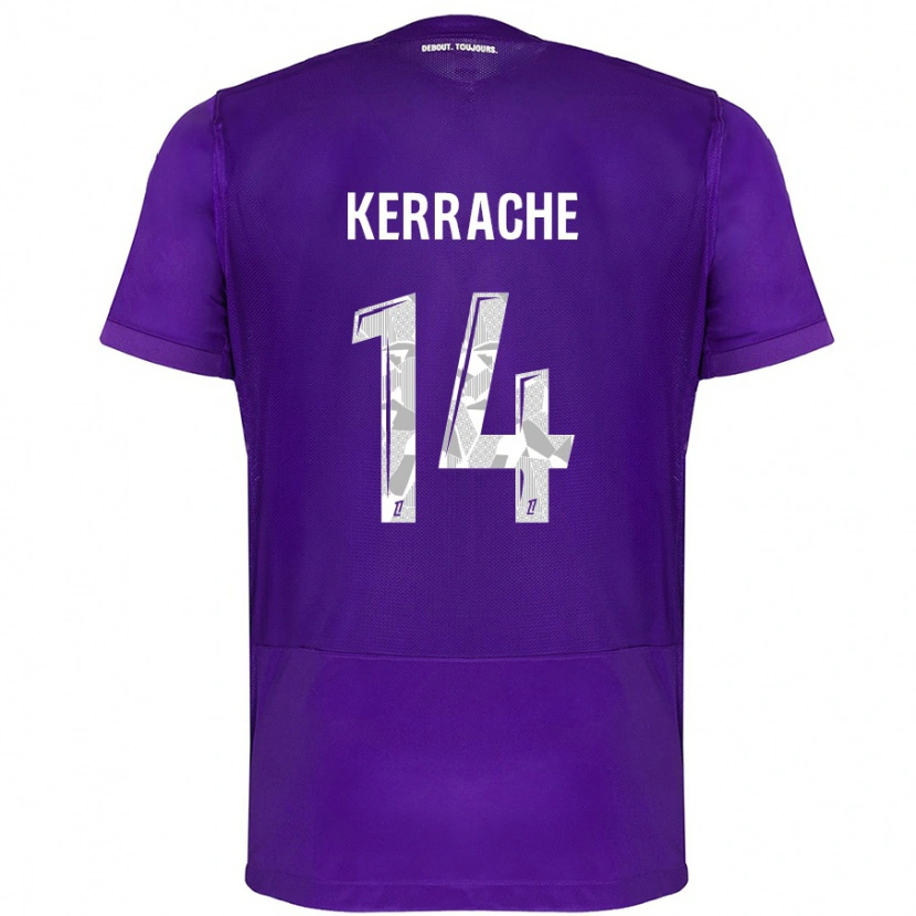 Danxen Men Marina Kerrache #14 Purple White Home Jersey 2024/25 T-Shirt