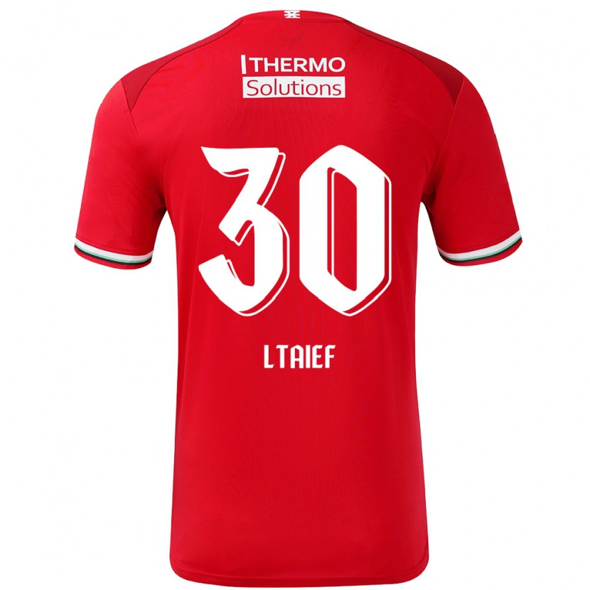 Danxen Men Sayfallah Ltaief #30 Red White Home Jersey 2024/25 T-Shirt