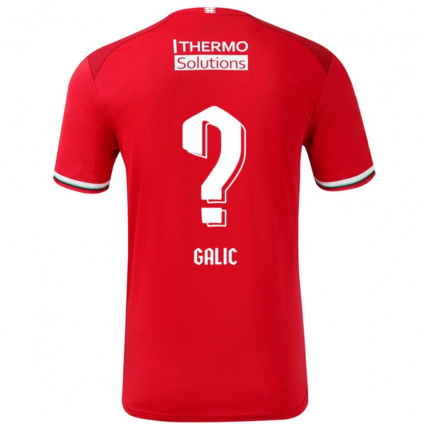 Danxen Men Daniela Galic #0 Red White Home Jersey 2024/25 T-Shirt