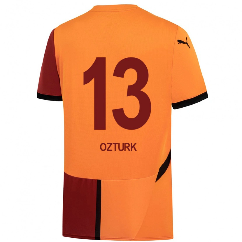 Danxen Men Fatma Sare Öztürk #13 Yellow Red Home Jersey 2024/25 T-Shirt