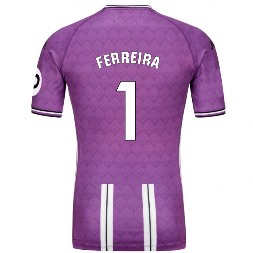 Danxen Men André Ferreira #1 Purple White Home Jersey 2024/25 T-Shirt