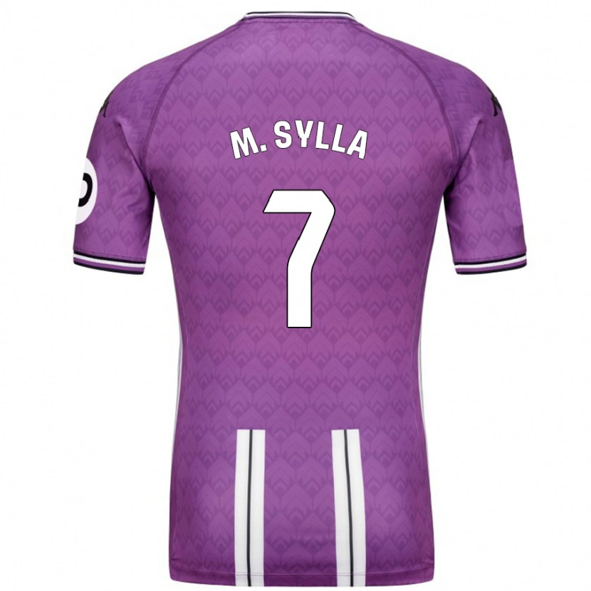 Danxen Men Mamadou Sylla #7 Purple White Home Jersey 2024/25 T-Shirt