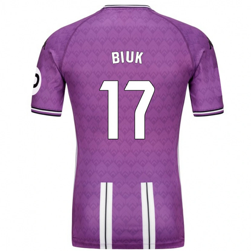 Danxen Men Stipe Biuk #17 Purple White Home Jersey 2024/25 T-Shirt