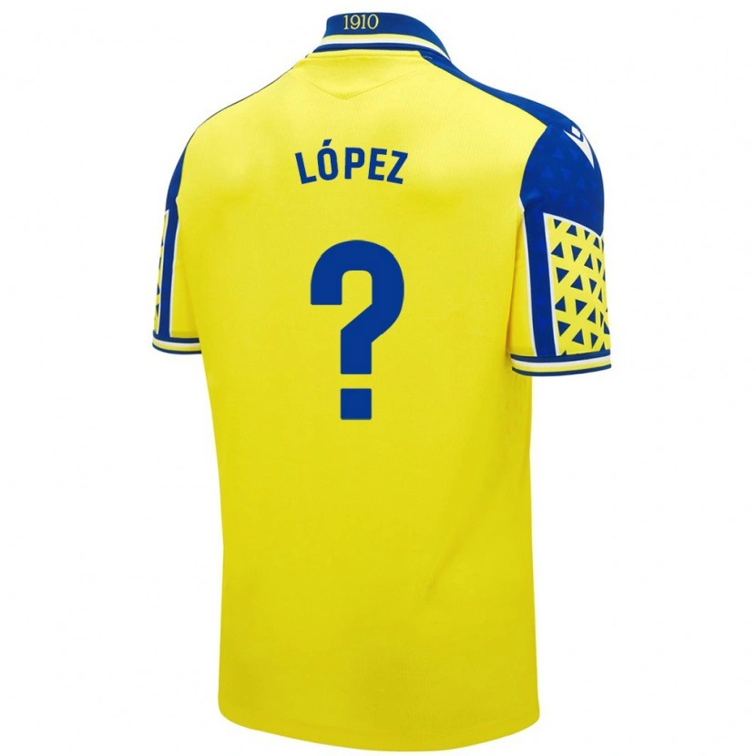 Danxen Men Raúl López #0 Yellow Blue Home Jersey 2024/25 T-Shirt