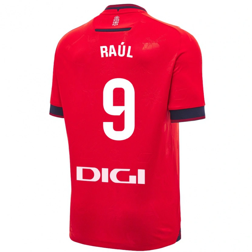 Danxen Men Raúl García #9 Red White Home Jersey 2024/25 T-Shirt