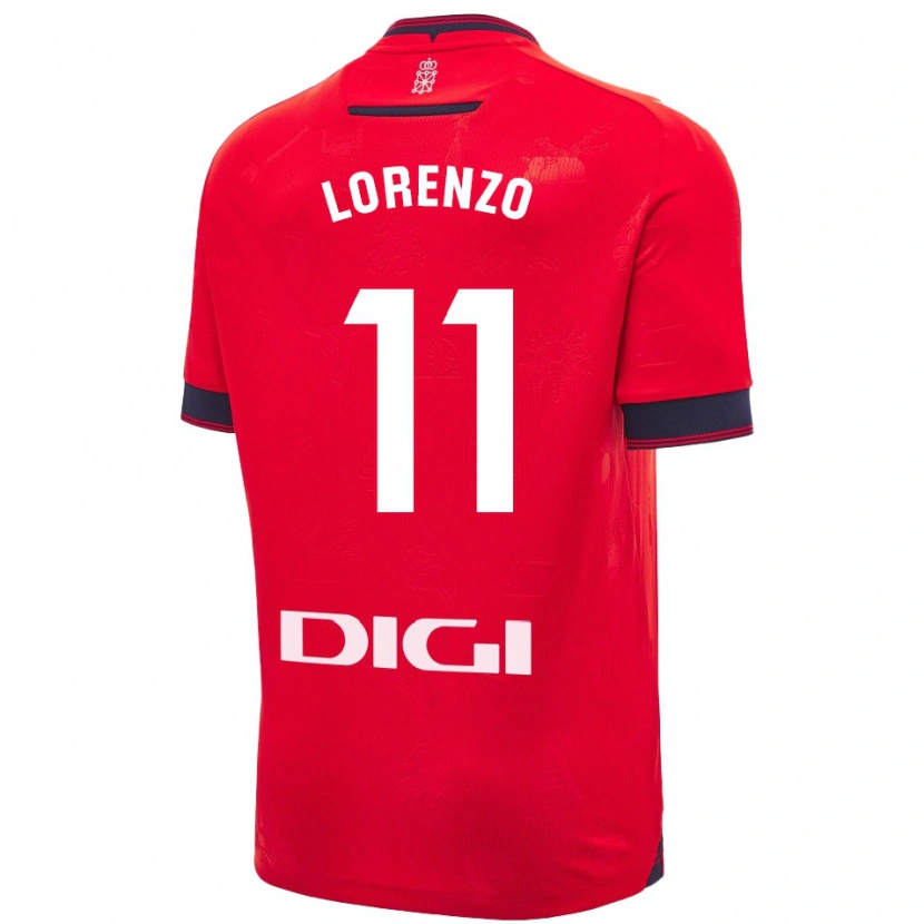 Danxen Men Nowend Lorenzo #11 Red White Home Jersey 2024/25 T-Shirt