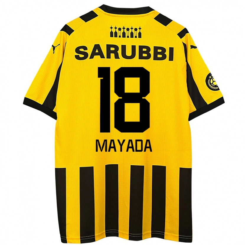 Danxen Men Camilo Mayada #18 Yellow Black Home Jersey 2024/25 T-Shirt