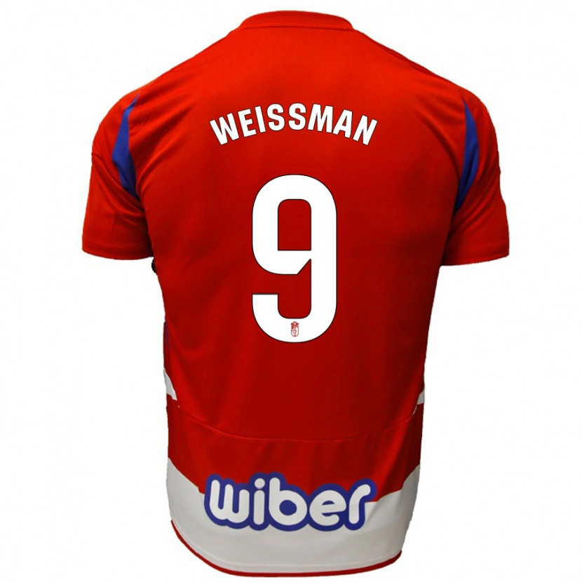 Danxen Men Shon Weissman #9 Red White Blue Home Jersey 2024/25 T-Shirt