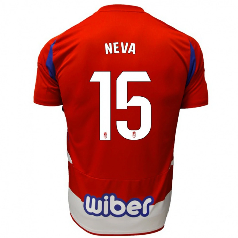 Danxen Men Carlos Neva #15 Red White Blue Home Jersey 2024/25 T-Shirt