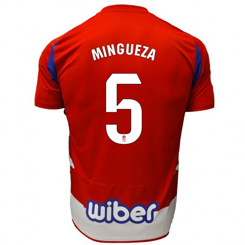 Danxen Men Ariadna Mingueza #5 Red White Blue Home Jersey 2024/25 T-Shirt