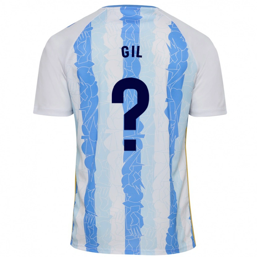 Danxen Men José Gil #0 White Blue Home Jersey 2024/25 T-Shirt