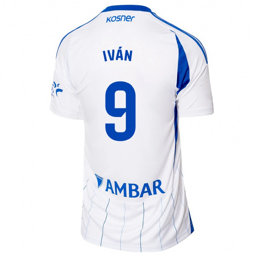 Danxen Men Iván Azón #9 Red White Home Jersey 2024/25 T-Shirt