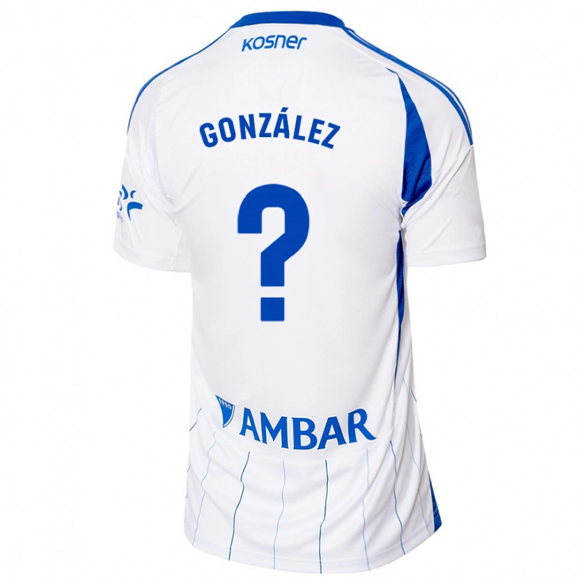 Danxen Men Álex González #0 Red White Home Jersey 2024/25 T-Shirt