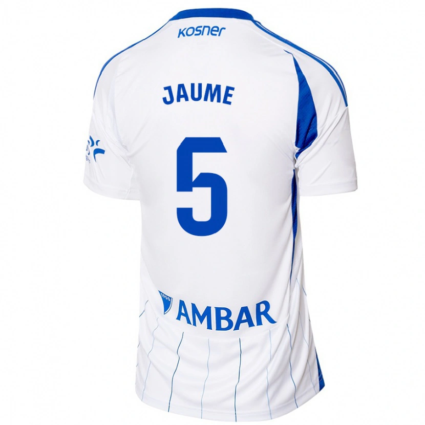 Danxen Men Jaume Grau #5 Red White Home Jersey 2024/25 T-Shirt