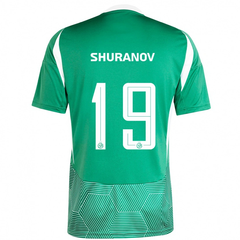 Danxen Men Erik Shuranov #19 Green White Home Jersey 2024/25 T-Shirt