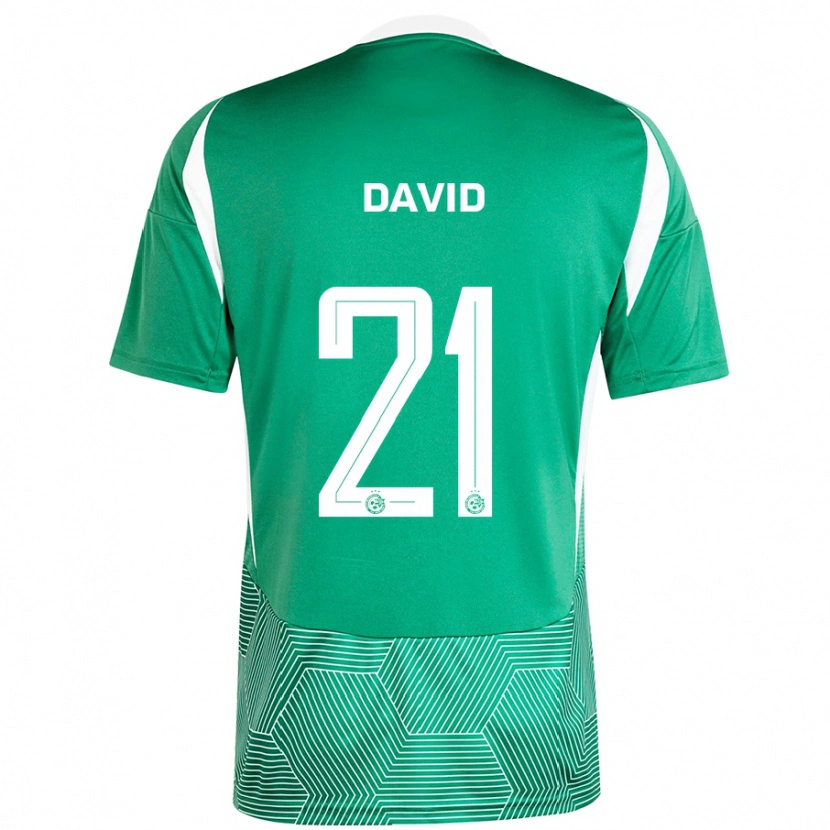 Danxen Men Dean David #21 Green White Home Jersey 2024/25 T-Shirt