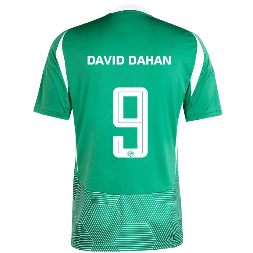 Danxen Men Omer David Dahan #9 Green White Home Jersey 2024/25 T-Shirt