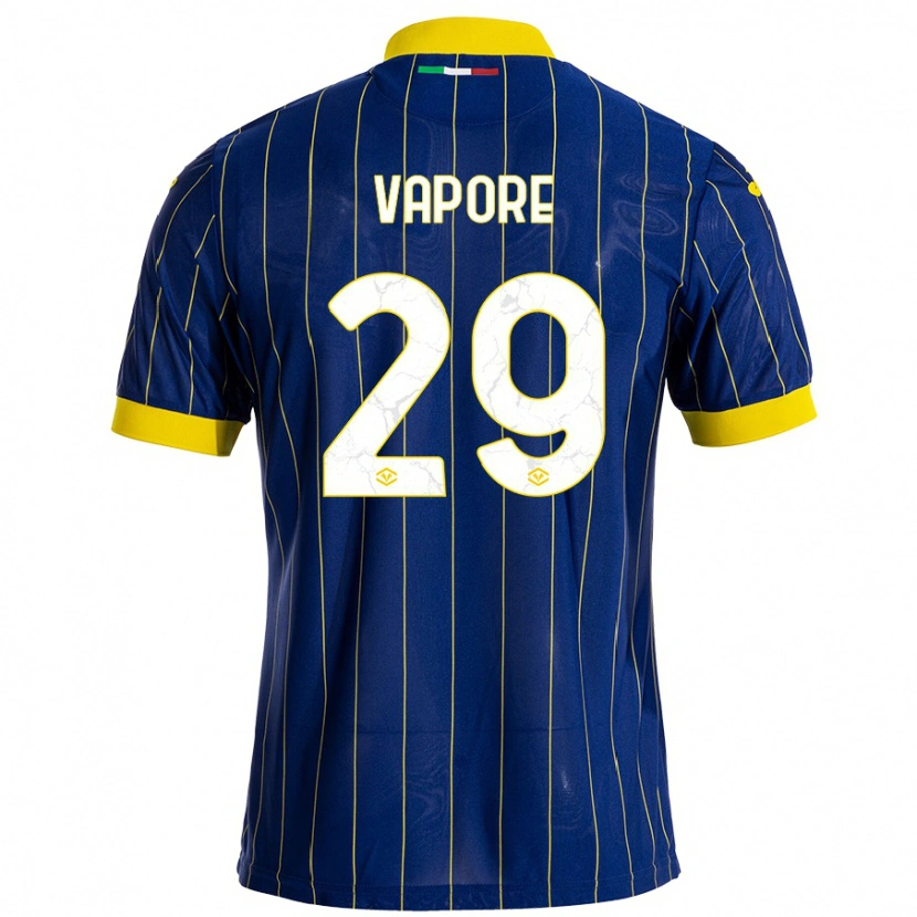 Danxen Men Angelo Vapore #29 Blue Yellow Home Jersey 2024/25 T-Shirt