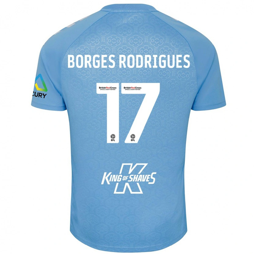 Danxen Men Raphael Borges Rodrigues #17 Blue White Home Jersey 2024/25 T-Shirt