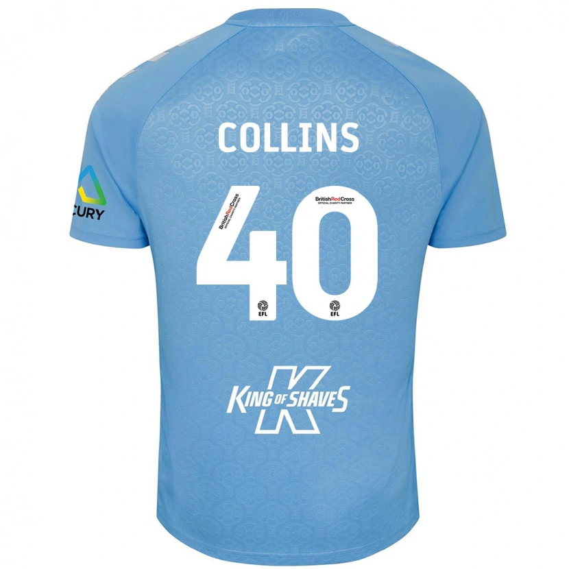 Danxen Men Brad Collins #40 Blue White Home Jersey 2024/25 T-Shirt