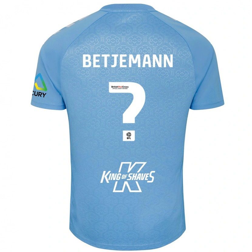 Danxen Men Elliot Betjemann #0 Blue White Home Jersey 2024/25 T-Shirt