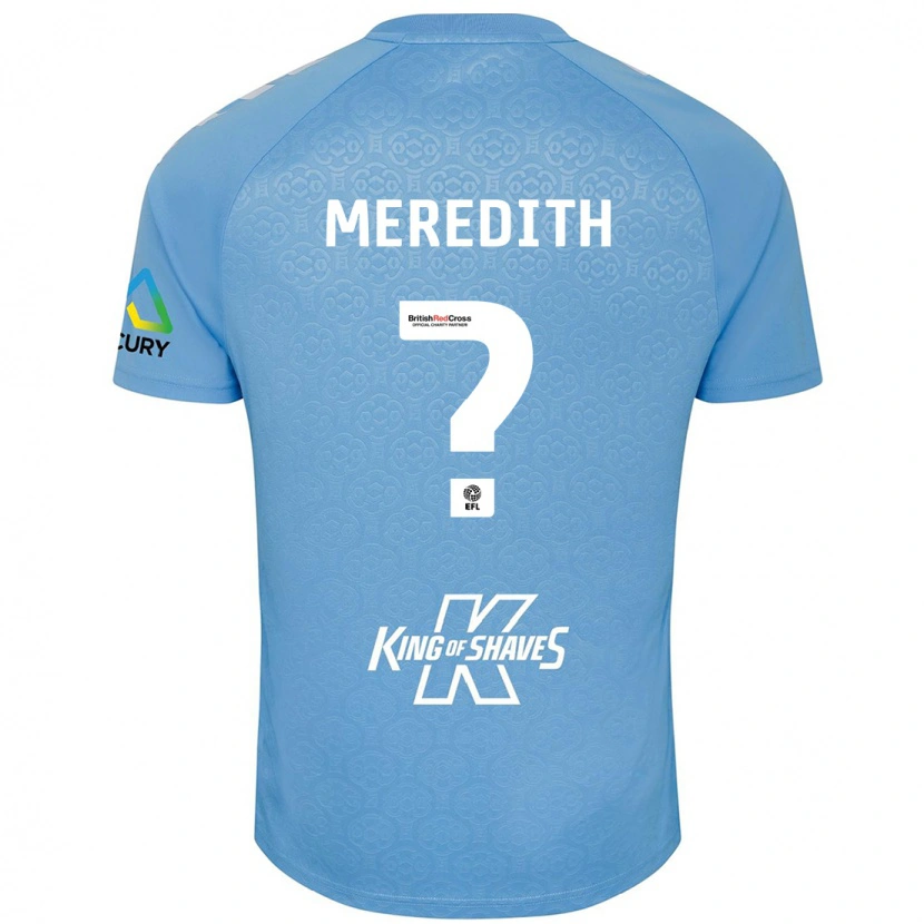 Danxen Men Eliot Meredith #0 Blue White Home Jersey 2024/25 T-Shirt