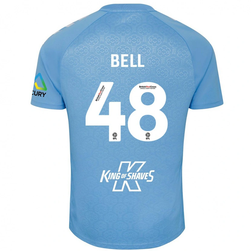 Danxen Men Luke Bell #48 Blue White Home Jersey 2024/25 T-Shirt