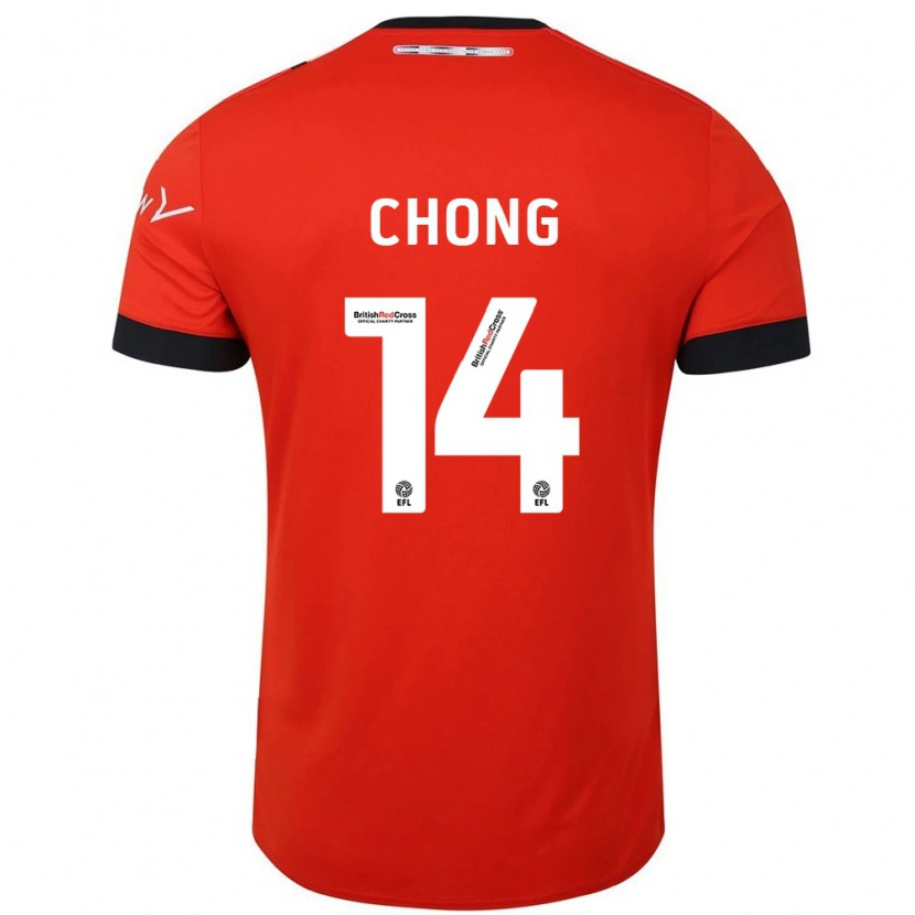 Danxen Men Tahith Chong #14 Orange Black Home Jersey 2024/25 T-Shirt