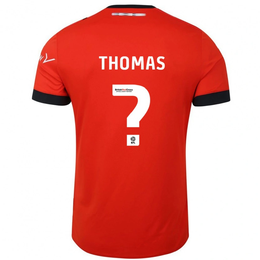 Danxen Men Lucas Thomas #0 Orange Black Home Jersey 2024/25 T-Shirt