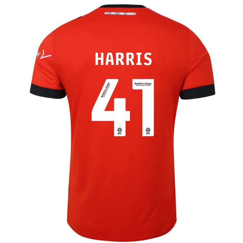 Danxen Men Taylan Harris #41 Orange Black Home Jersey 2024/25 T-Shirt