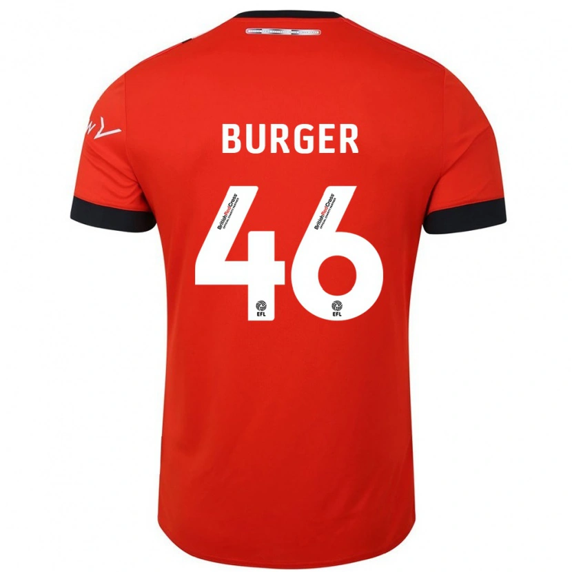 Danxen Men Jake Burger #46 Orange Black Home Jersey 2024/25 T-Shirt