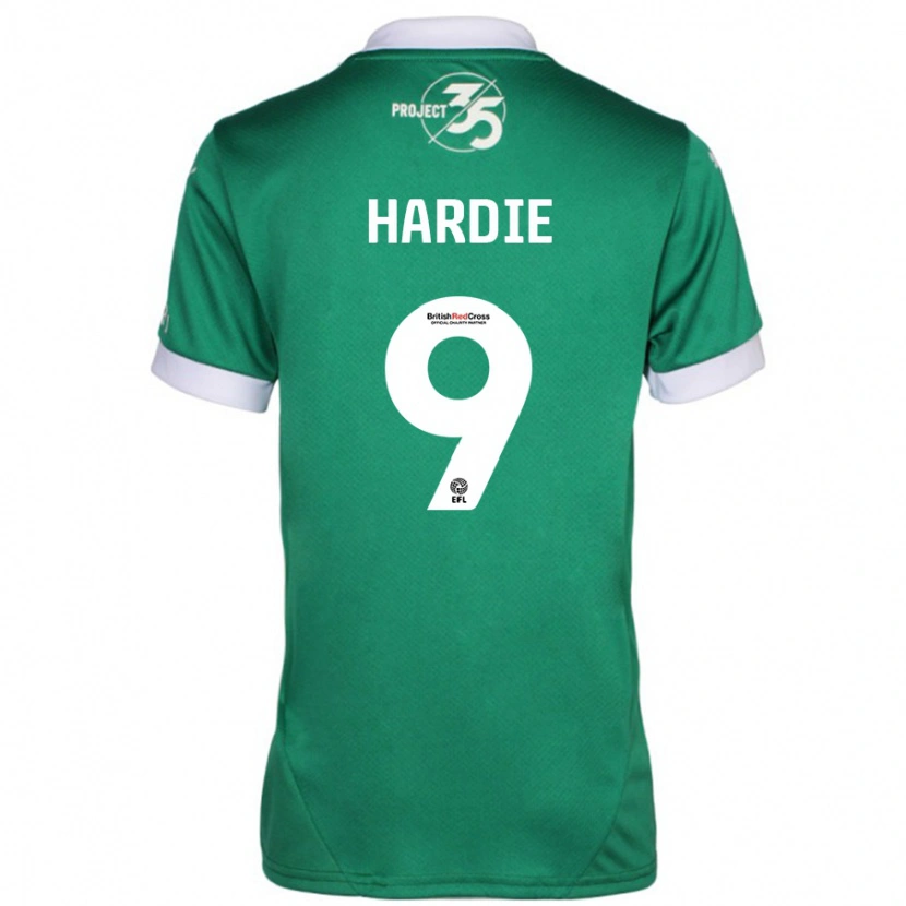 Danxen Men Ryan Hardie #9 Green White Home Jersey 2024/25 T-Shirt