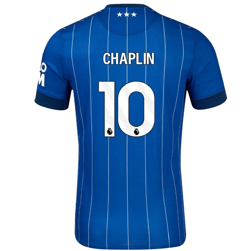 Danxen Men Conor Chaplin #10 Navy Blue Home Jersey 2024/25 T-Shirt