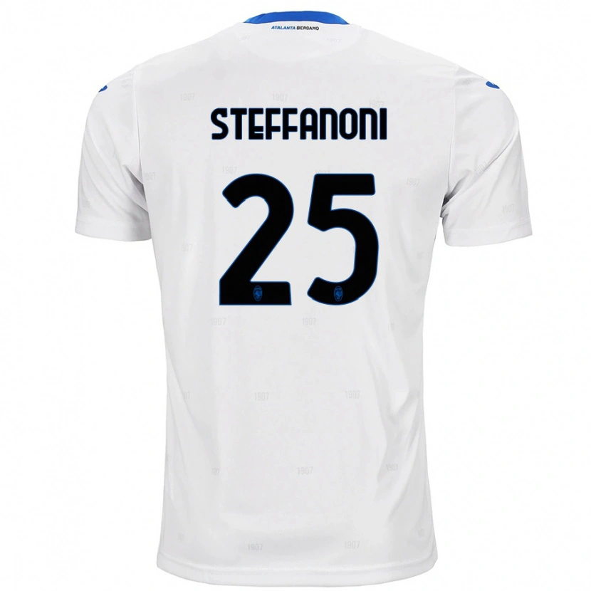 Danxen Men Federico Steffanoni #25 White Away Jersey 2024/25 T-Shirt